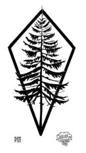Pine Tree Tattoo Design