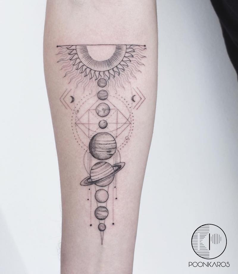 Planet Tattoo by Karry Ka-Ying Poon