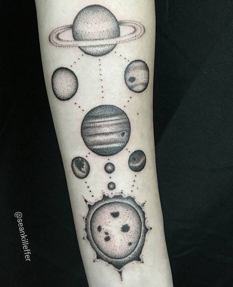 Planet Tattoo by Sean Killeffer