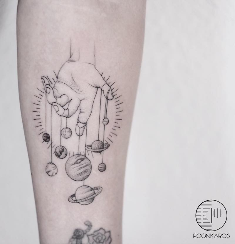 Planets Tattoo by Karry Ka-Ying Poon