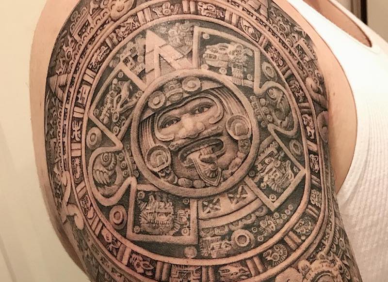 Aztec Tattoo Allan Rivera