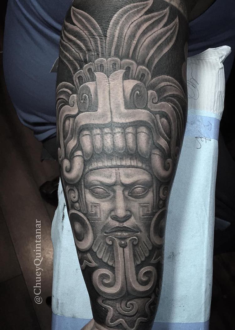 Aztec Tattoo Chuey Quintanar