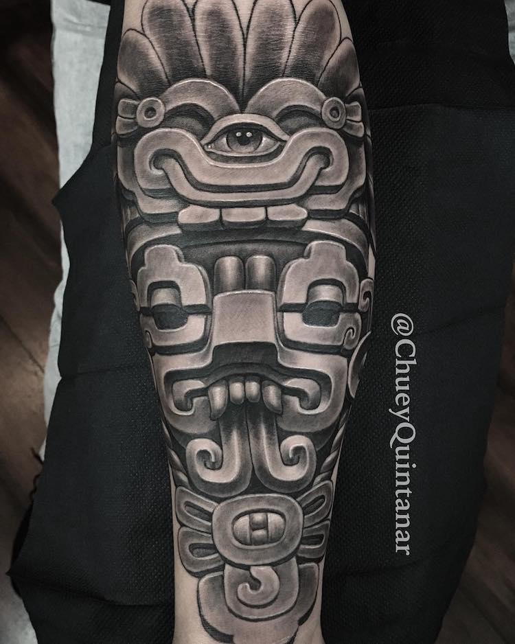 Aztec Tattoo by Chuey Quintanar