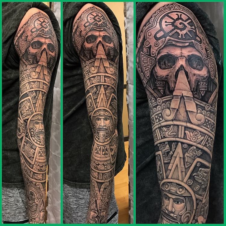 Aztec Tattoo by Ender Marquez