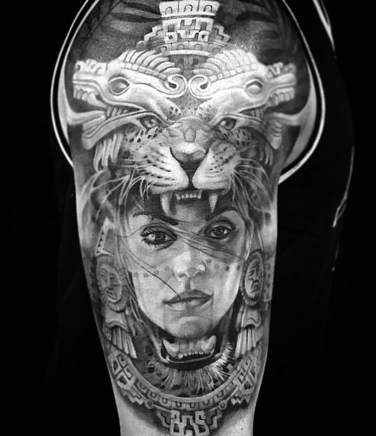 Aztec Tattoo by Jimi May