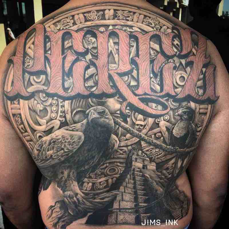 Aztec Tattoo by Jimmy Castro