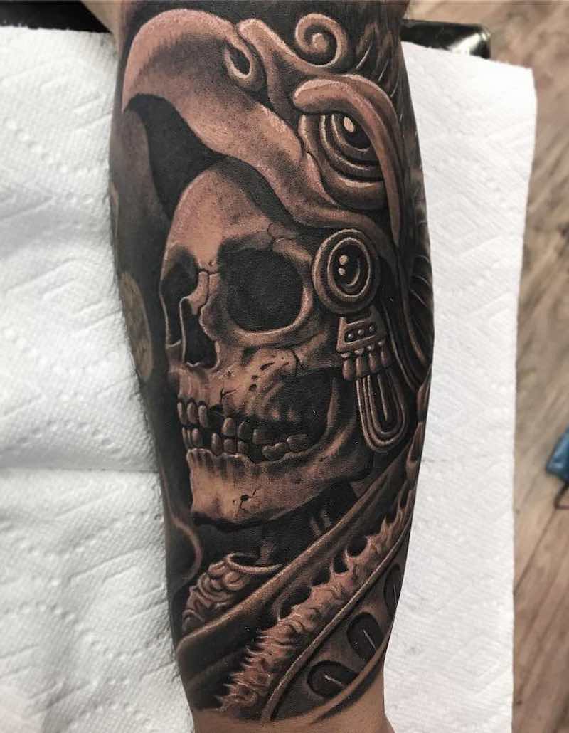 Aztec Tattoo by Jimmy Castro