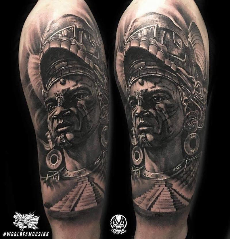 Aztec Tattoo by Marek Maras Rydzewski