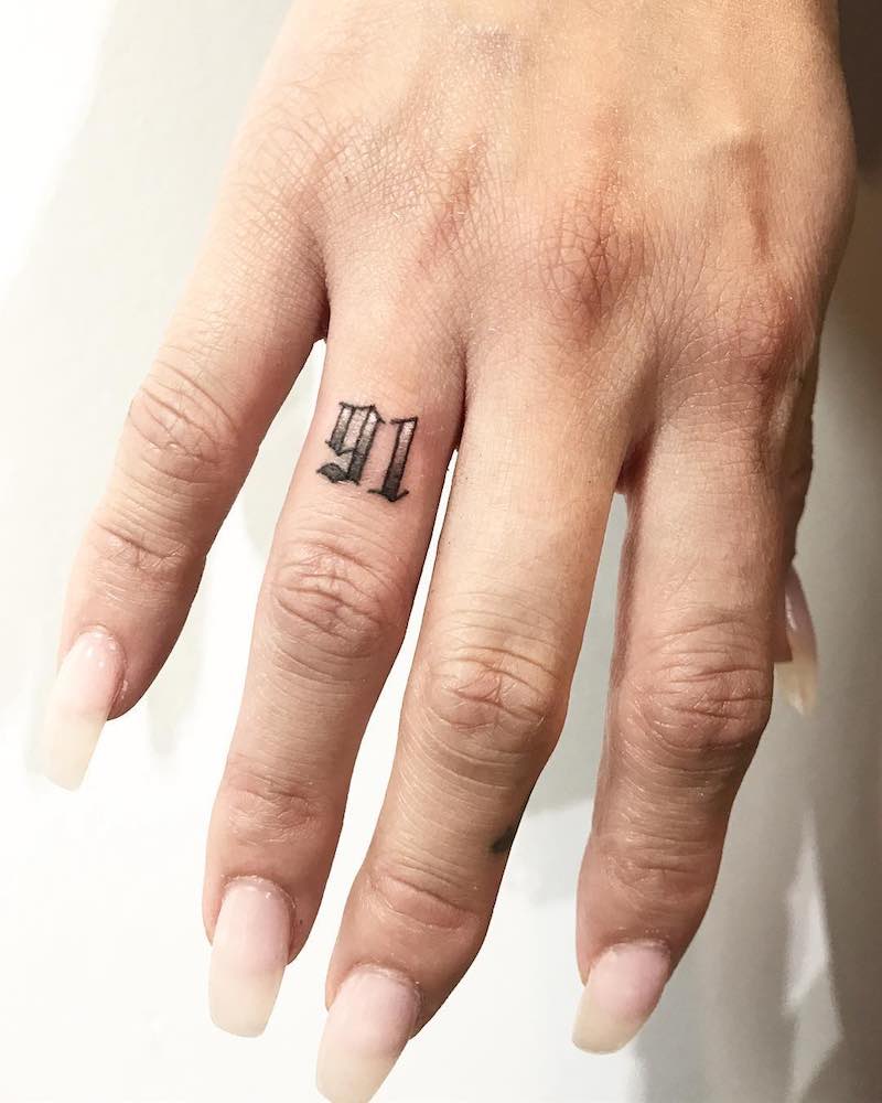 91 Small Tattoo by JOJO