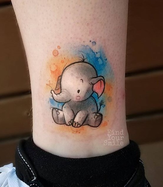 Elephant Tattoo by Russell Van Schaick