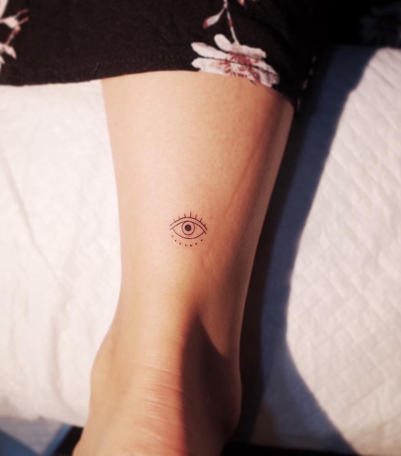 Eye Small Tattoo by Witty Button