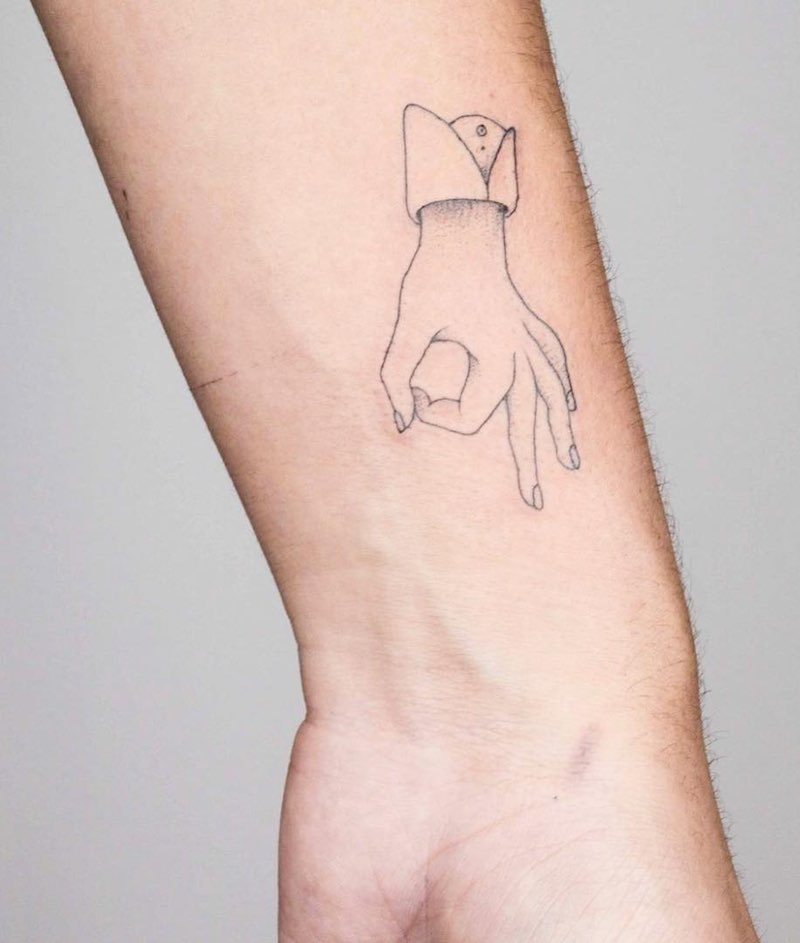 Hand Small Tattoo by Minnie