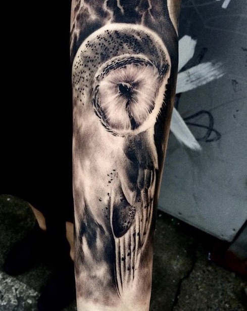 Owl Tattoo Paolo Murtas