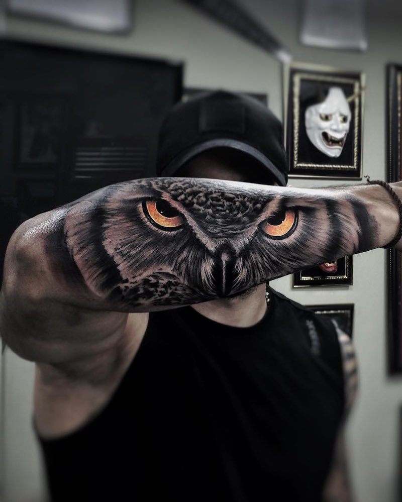 Owl Tattoo by Oskar
