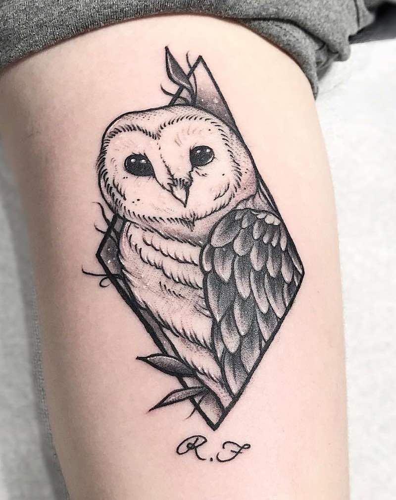 Owl Tattoo by Vince Espinoza