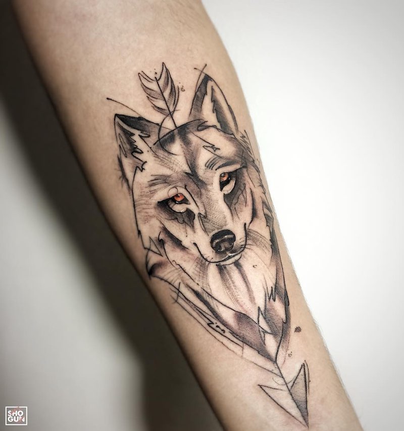 Wolf Tattoo - Diego Lemos Shogun