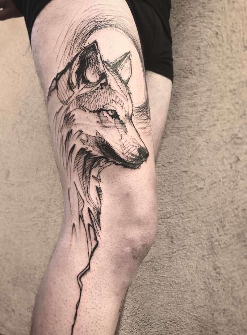 Wolf Tattoo L'oiseau