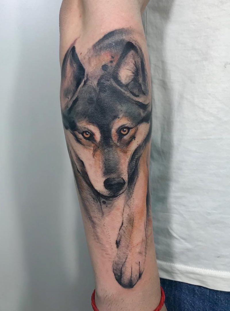 Wolf Tattoo by Deduch