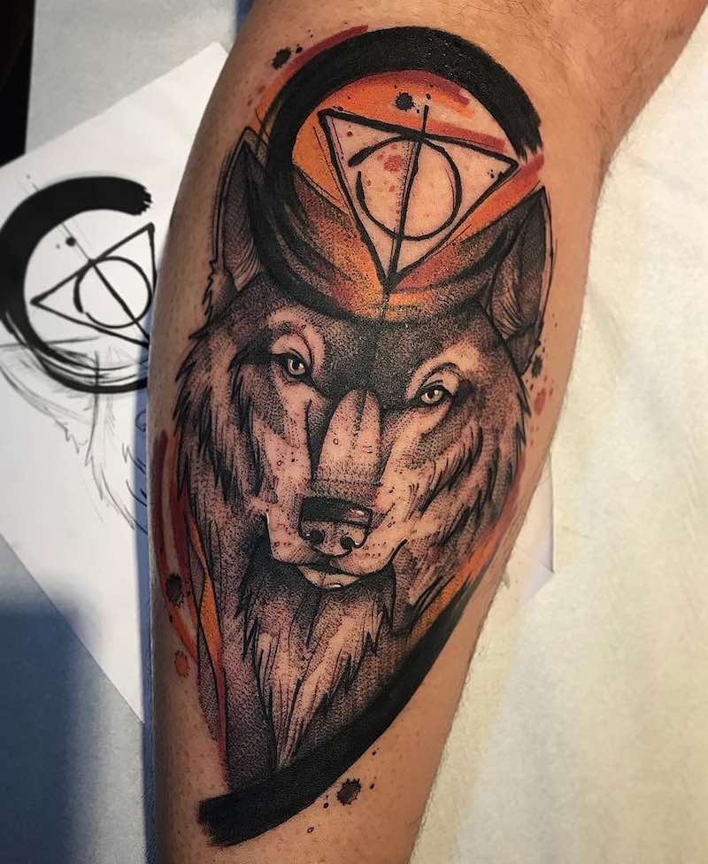 Wolf Tattoo by Gustavo Takazone