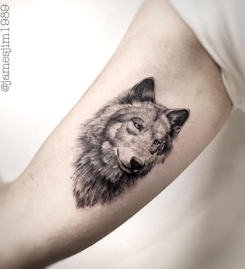 Wolf Tattoo by James Almeida