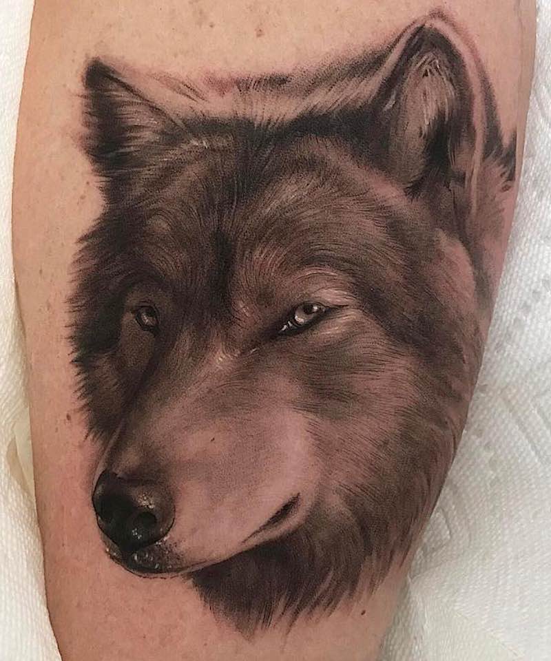 Wolf Tattoo by Jamie Mahood