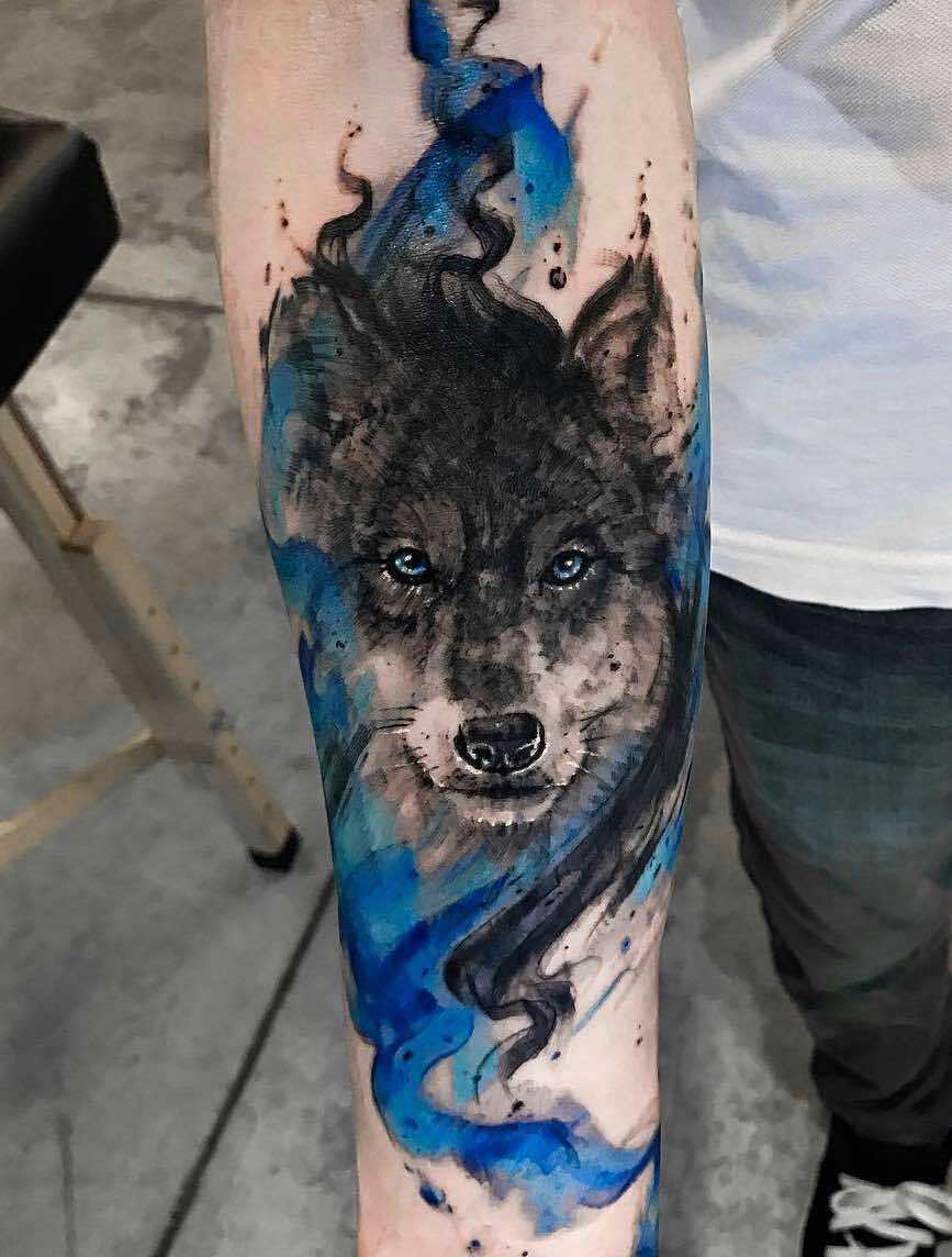 Wolf Tattoo by John Needle
