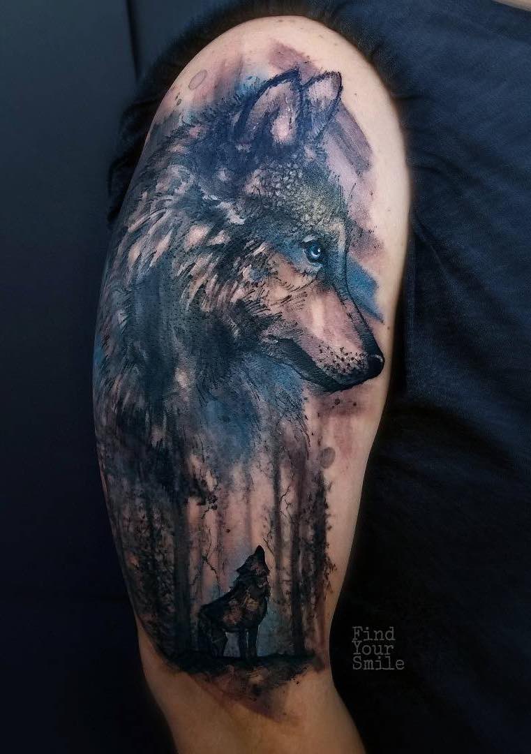 Wolf Tattoo by Russell Van Schaick