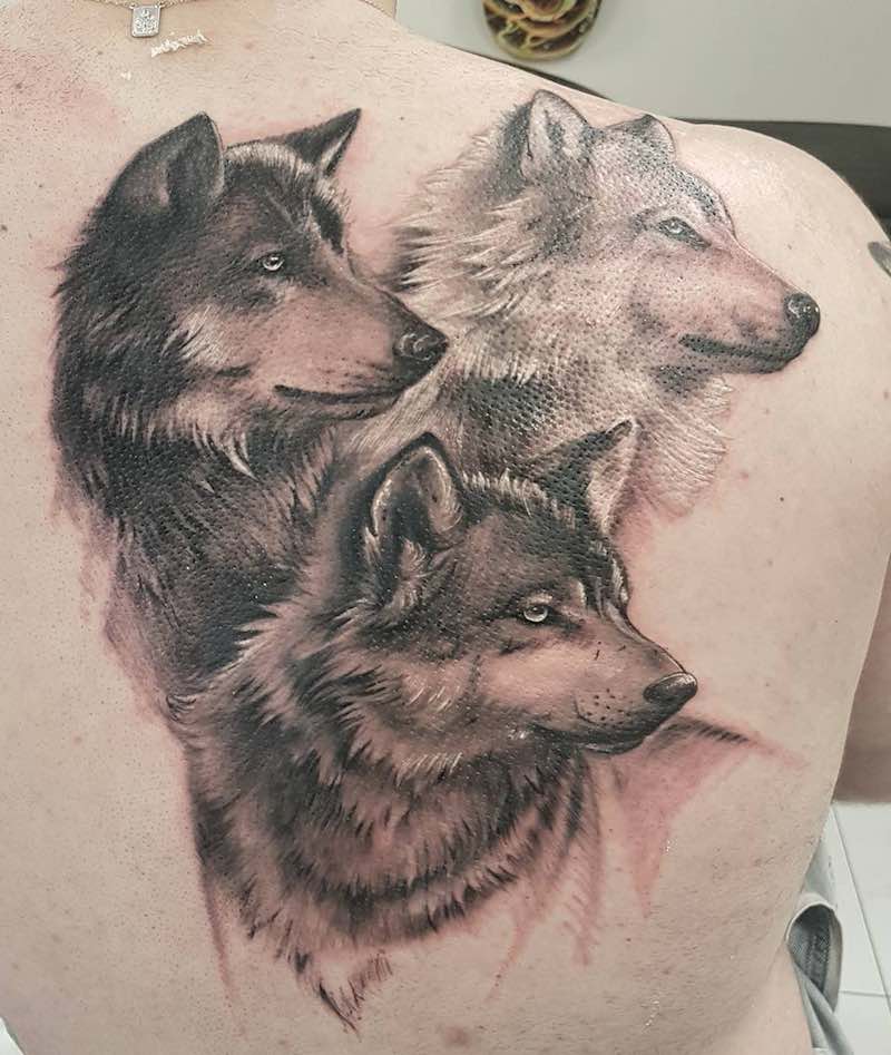 Wolf Tattoo by Tiago Paiva
