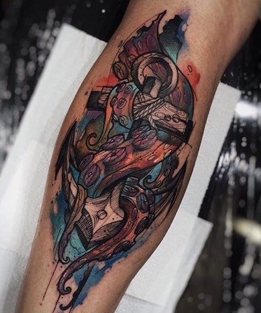 Anchor Tattoo by Felipe Rodrigues