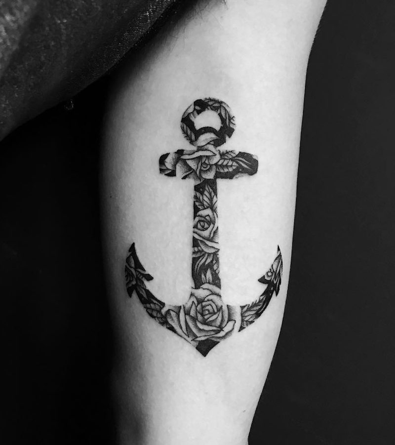 Anchor Tattoo by Lucas Milk
