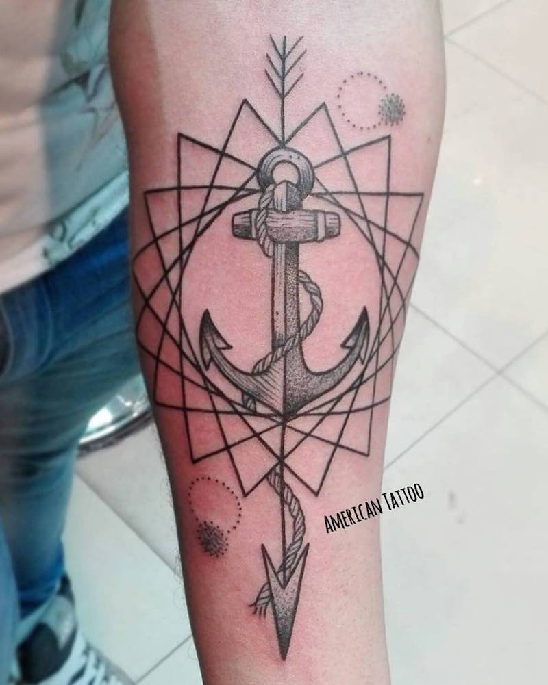 Anchor Tattoo by Nefi