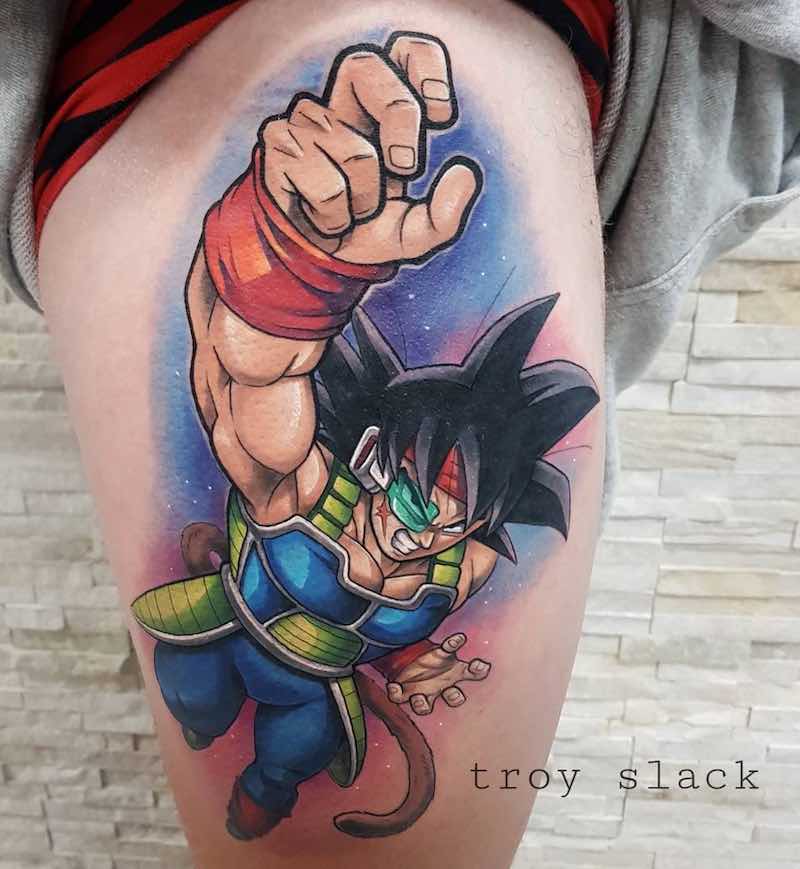 Bardock Tattoo by Troy Slack