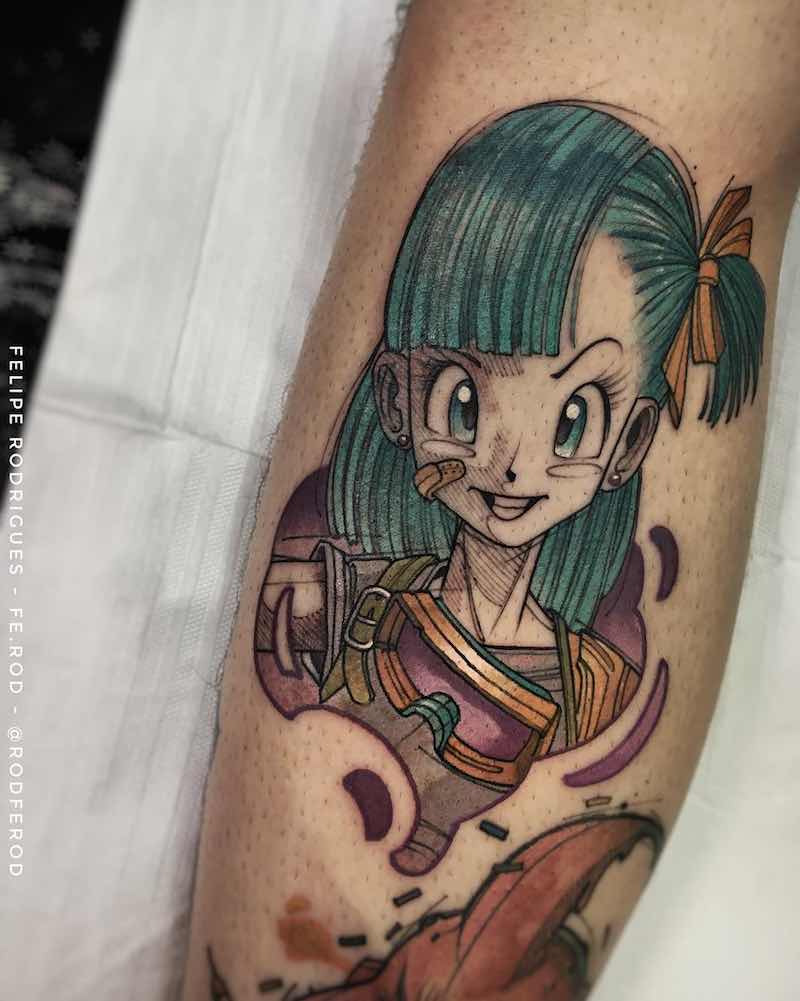 Bulma Tattoo by Felipe Rodrigues