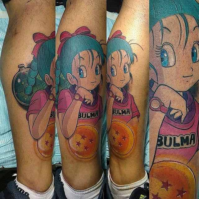 Bulma Tattoo by Tony Cardell