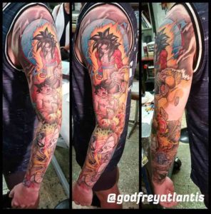 Dragon Ball Z Tattoo - Godfrey Atlantis - Tattoo Insider
