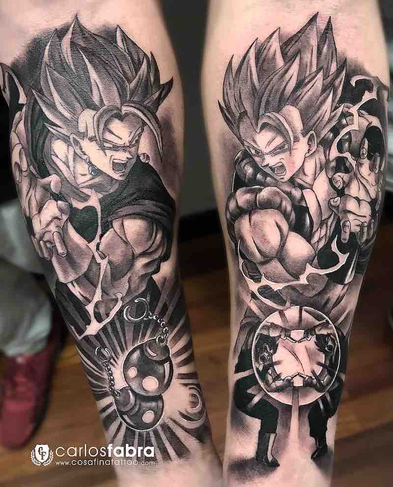 Dragon Ball Z Tattoo by Carlos Fabra
