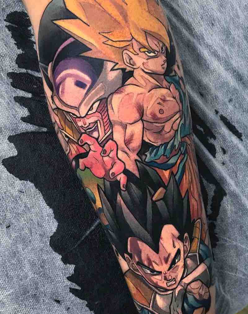 Dragon Ball Z Tattoo by Oash Rodriguez