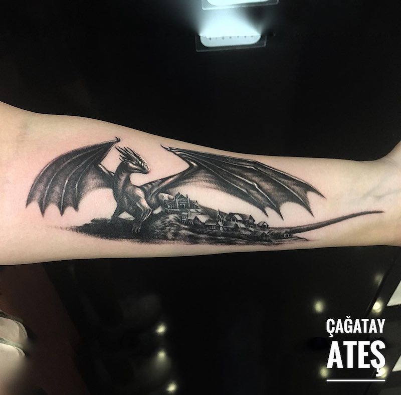 Dragon Tattoo by Cagatay Ates