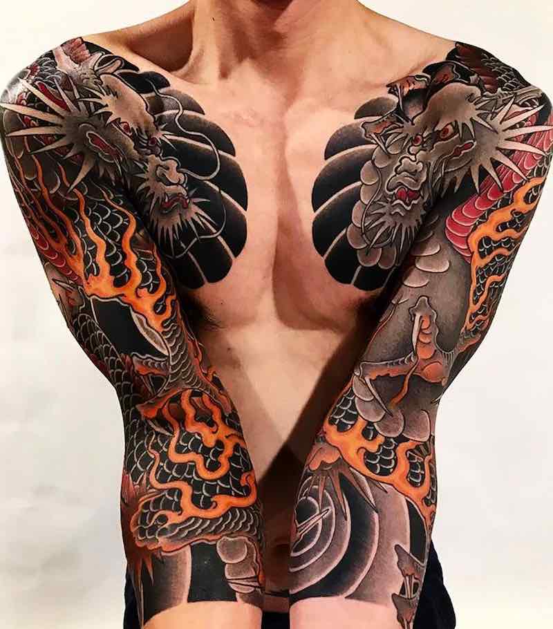 Dragon Tattoo by Diau Bo