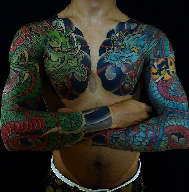 Dragon Tattoo by Hori Kashi