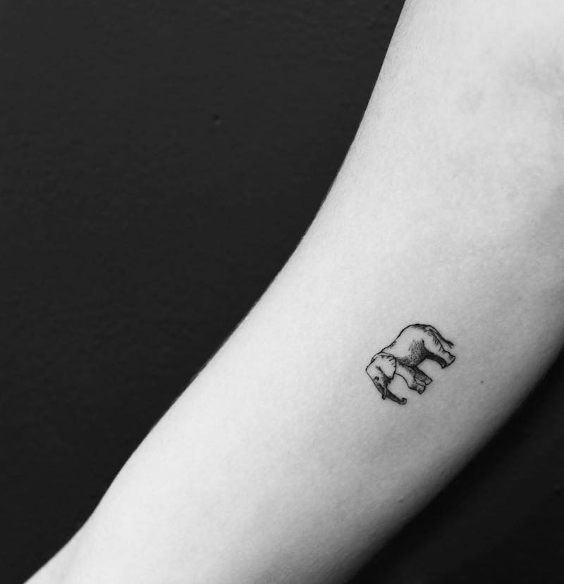 Elephant Tattoo by Evan Tattoo