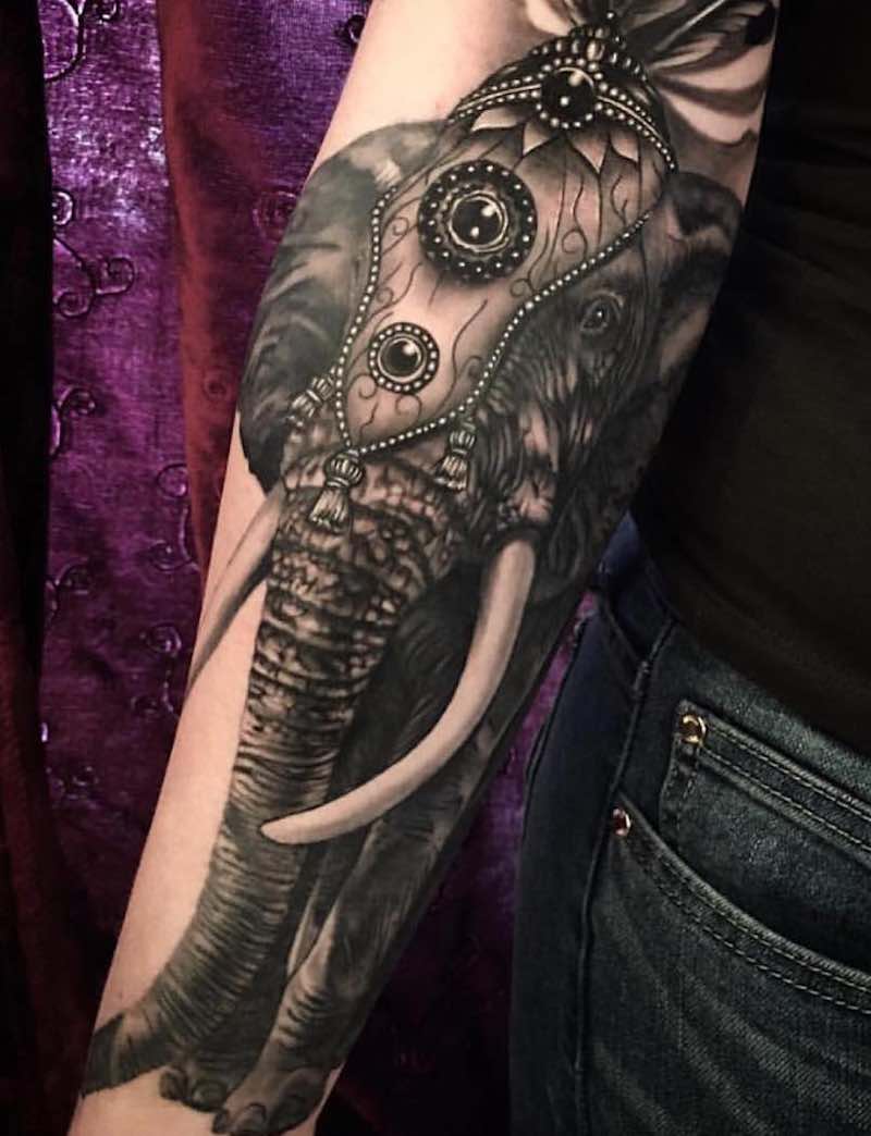 Elephant Tattoo by Gabriel Londis