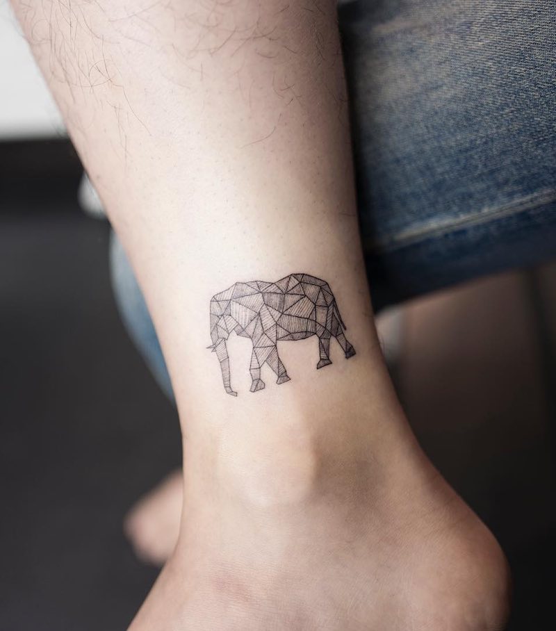 Elephant Tattoo by Hongdam