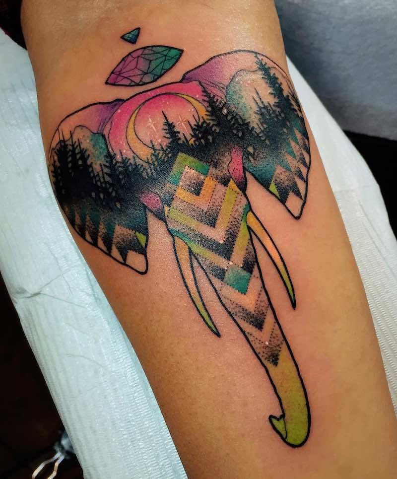 Elephant Tattoo by Kshocs