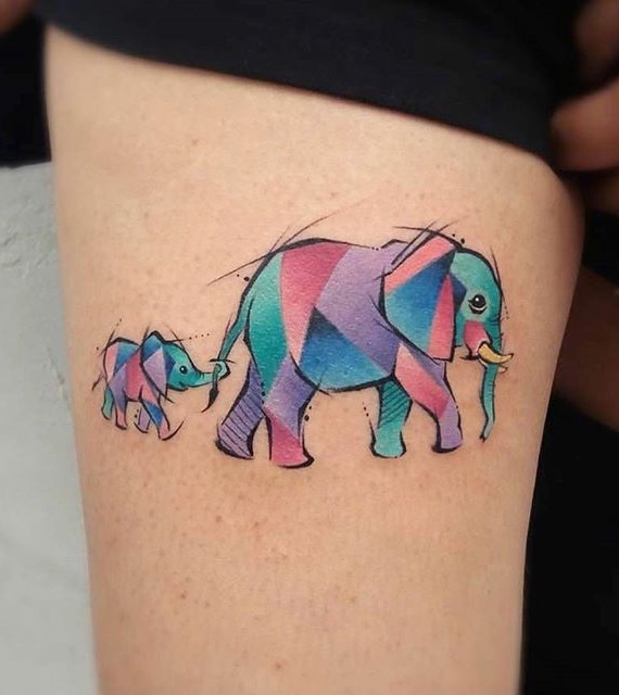 Elephant Tattoo by Pablo Miranda Yáñez - Tattoo Insider