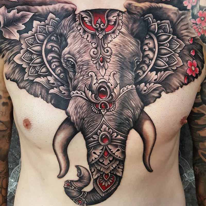 Elephant Tattoo by Pa'udy Bali