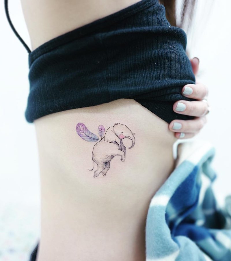 Elephant Tattoo by Tattooist Banul