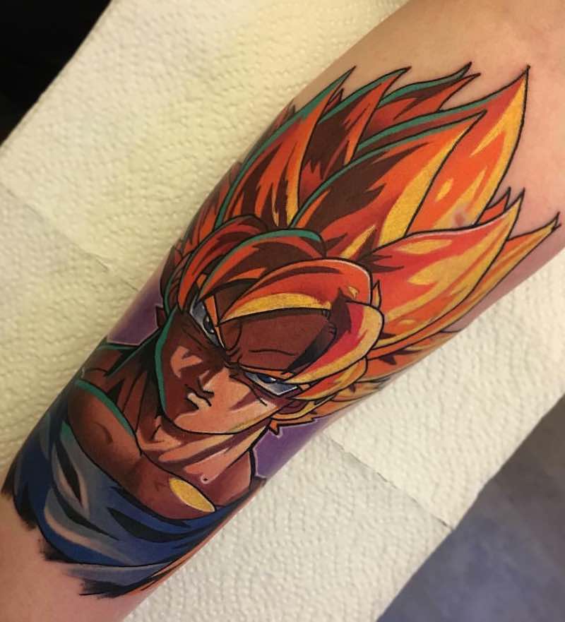Goku Tattoo by Andy Walker