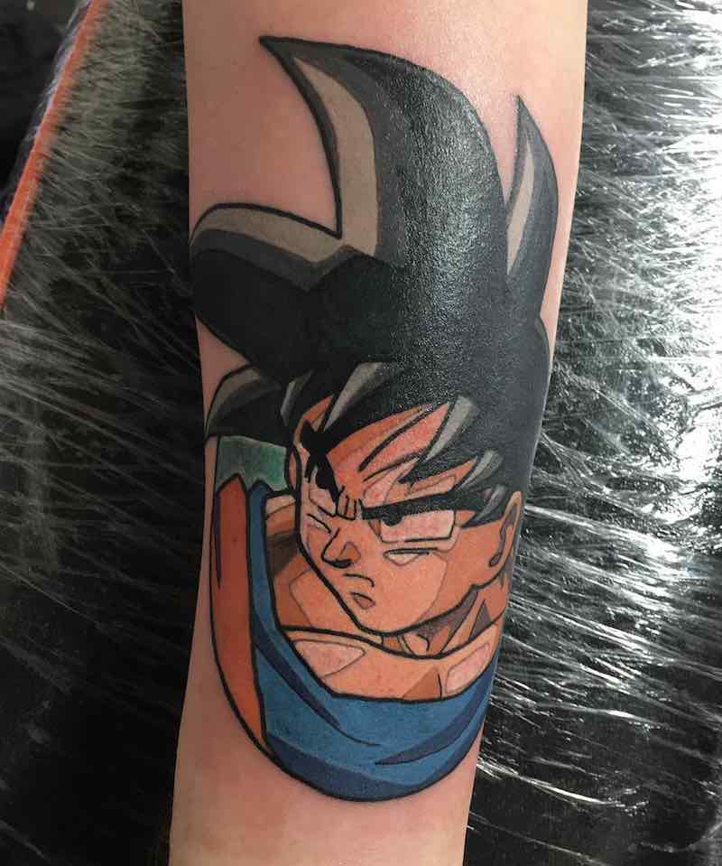 Goku Tattoo by Ashley Newton