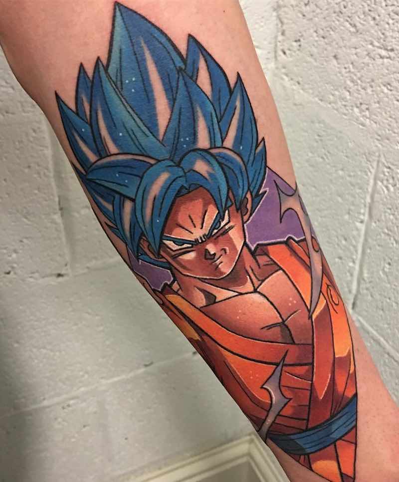 Goku Tattoo by Dane Grannon -